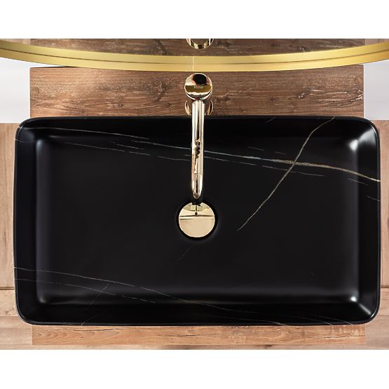 Umivaonik za ploču Denis Black Stone Matt