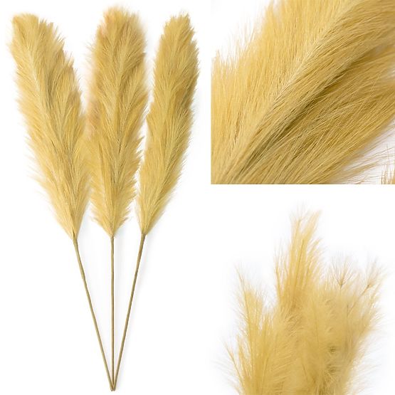 Umjetni cvijet PAMPLY boja gorušice ameliahome