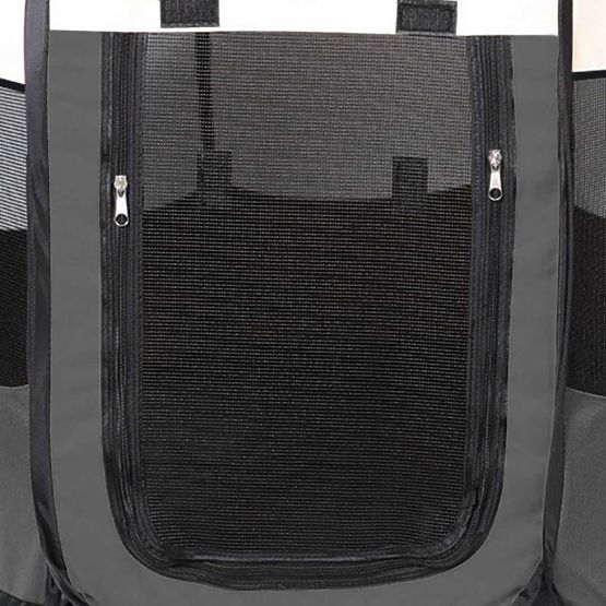 Univerzalni sklopivi ogradak za pse i mačke - siva