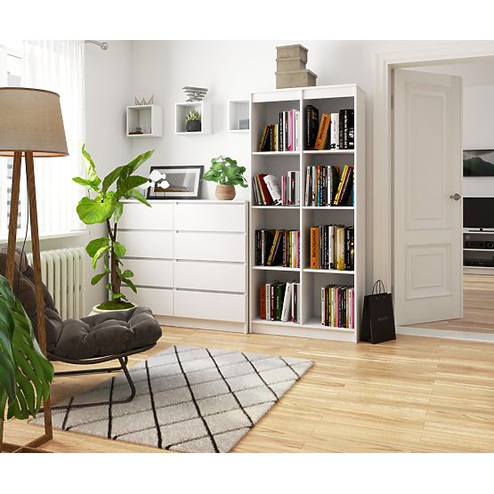 UREDSKI REGALE R 80 cm CLP 8 POLICA BIJELA