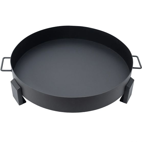 Veliko čvrsto vrtno lijevano željezno ložište 60 cm s ručkama idealno za logorsku vatru