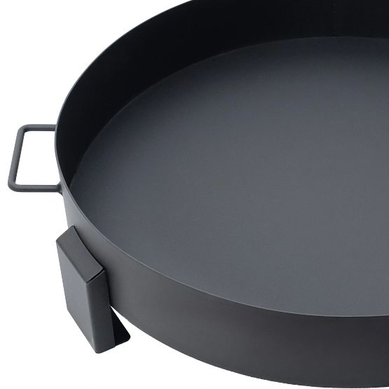 Veliko čvrsto vrtno lijevano željezno ložište 60 cm s ručkama idealno za logorsku vatru