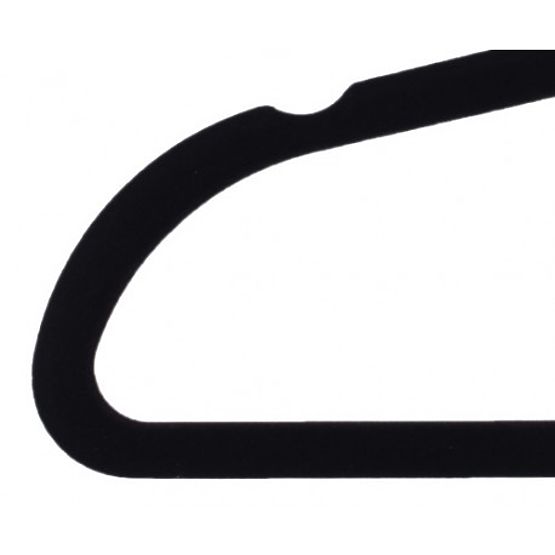 Velur vješalica Maxi set 5 kom - crna