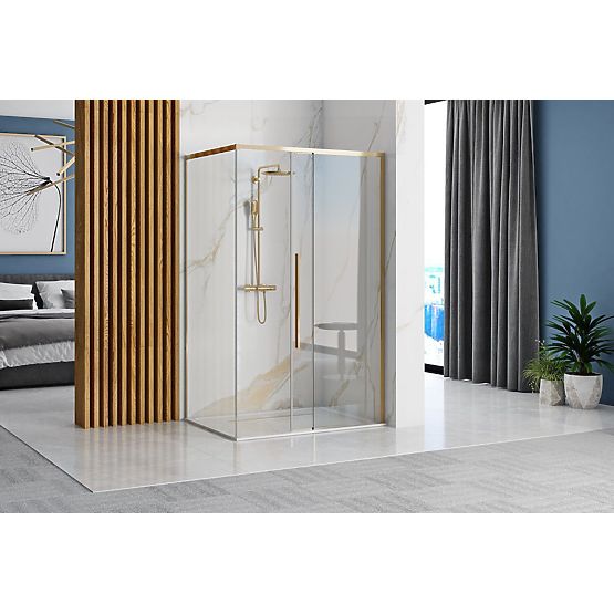 Vikendica tuš SOLARNI ZLATNI 120x90