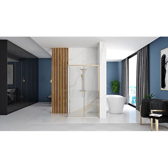 Vikendica tuš SOLARNI ZLATNI 120x90