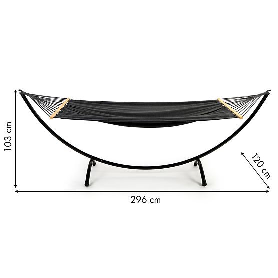 Viseća mreža sa stalkom ležaljka vrtna ljuljačka ModernHome