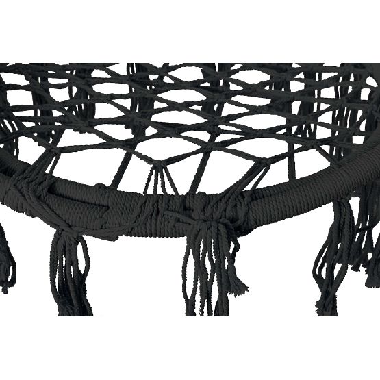 Viseća stolica Bocianie gnijezdo TOGO crna