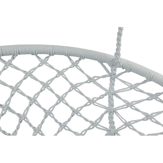 Viseća stolica Bocianovo gnijezdo LAGOS siva s jastucima