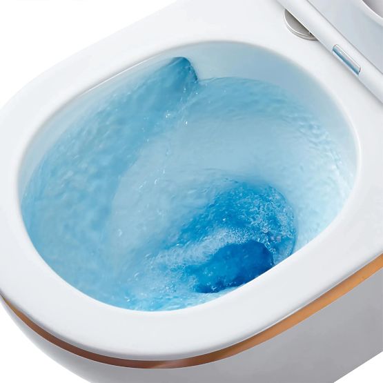 Viseća WC školjka Rea Carlo Mini Tornado GOLD EDGE