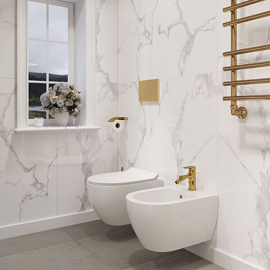 Viseća WC školjka Rea Carter N2 Rimless