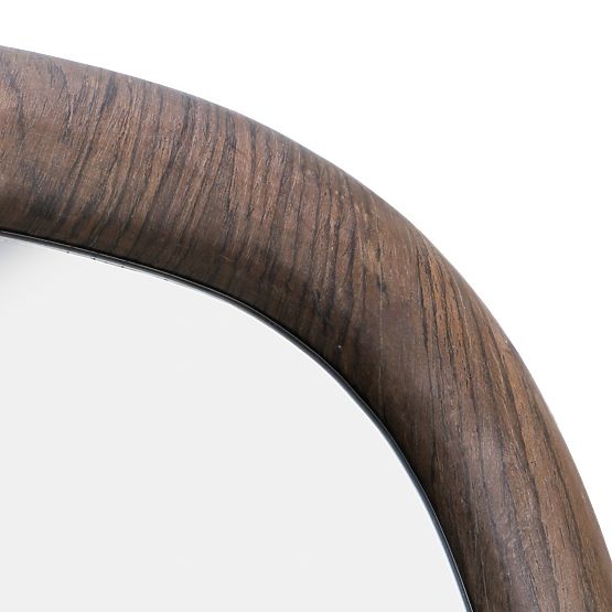 Viseće ogledalo Aqila, tamni orah