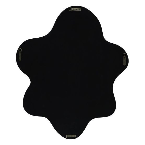 Viseće ogledalo Izzi, nepravilno, svijetlosmeđe/mocha, sjajno