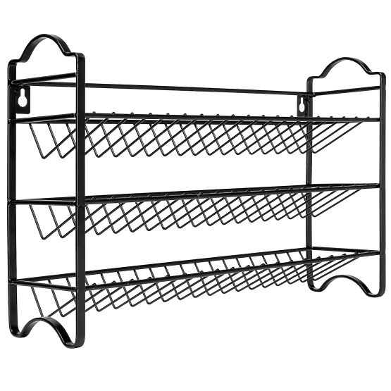 Višeslojni stalak za začine ENELDO 24 staklenki + 72 naljepnice