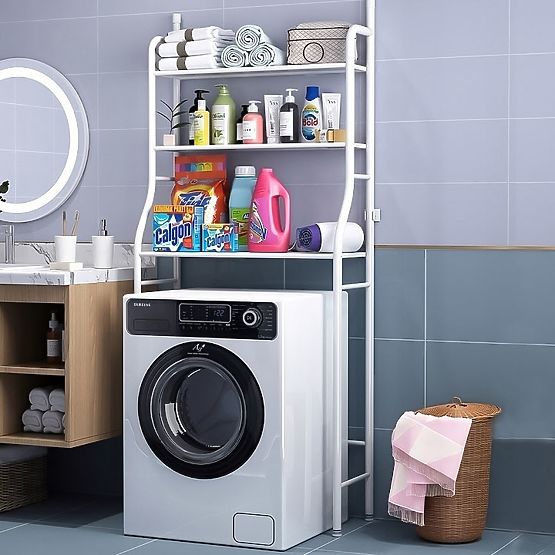 Visoki WC stalak za kupaonicu iznad WC-a 3 police aluminijska konstrukcija