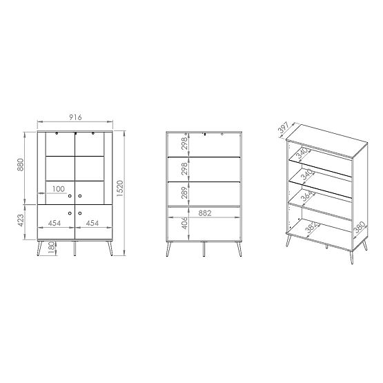 Vitrina Šuma veća - zelena