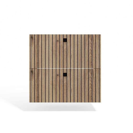 VJEŠALICA ISPOD UMIVAONIKA TIGO 60 2S HRAST EVOKE 2 LADICE S UREZANOM PREDNJOM PLOČOM