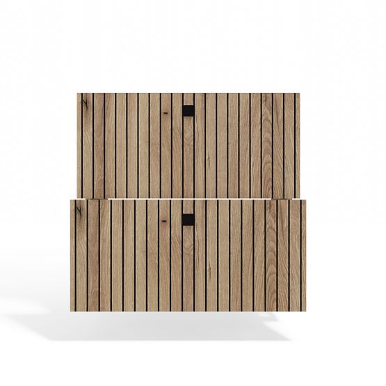 VJEŠALICA ISPOD UMIVAONIKA TIGO 60 2S HRAST EVOKE 2 LADICE S UREZANOM PREDNJOM PLOČOM