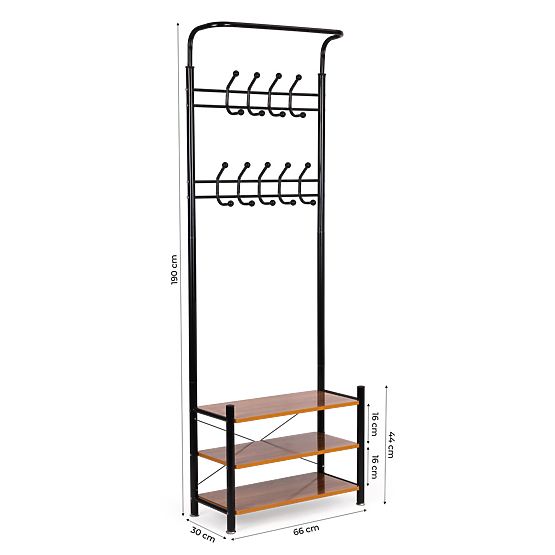 Vješalica s policama za cipele ModernHome