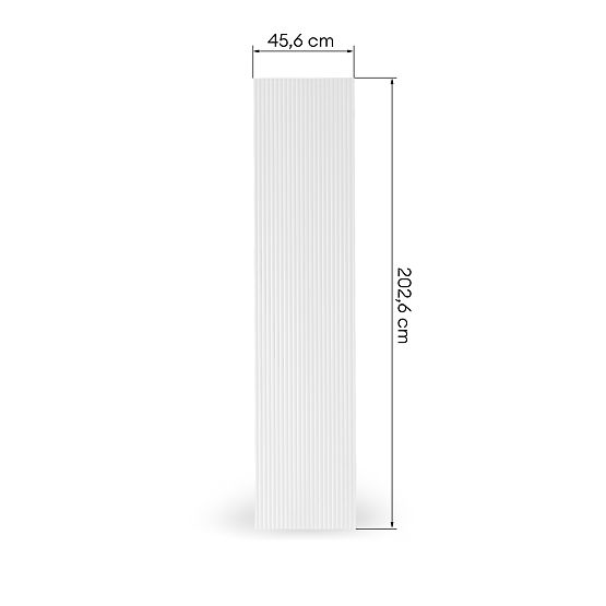 Vrata za ormar Neroli, 45,6 cm, jednostruki utori, bijela
