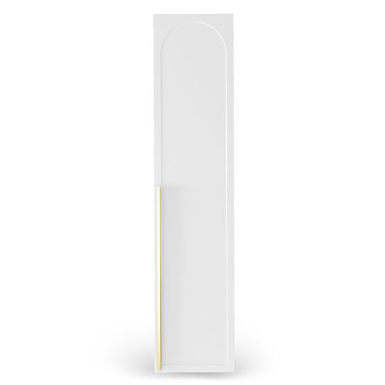 Vrata za ormar Neroli, 45,6 cm, lučni panel, bijela, desna