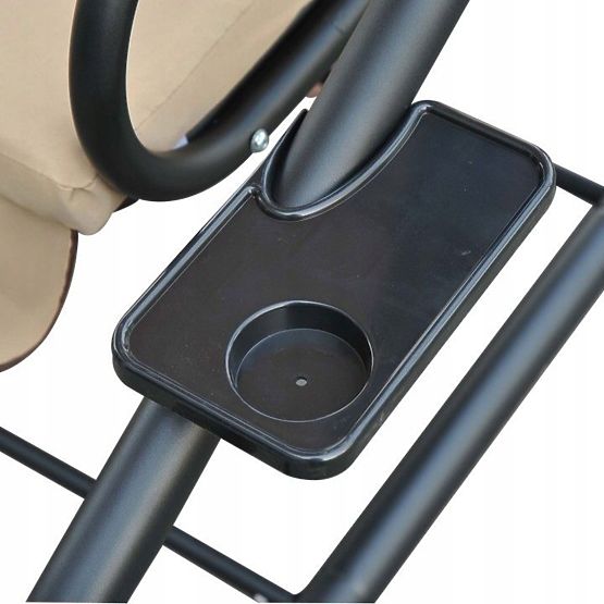 Vrtna ljuljačka na razvlačenje 2u1 s jastucima bež