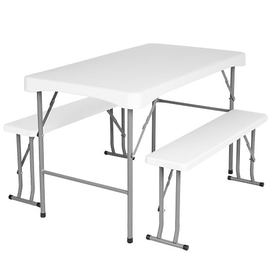 Vrtni catering set STANLEY stol + 2 klupe