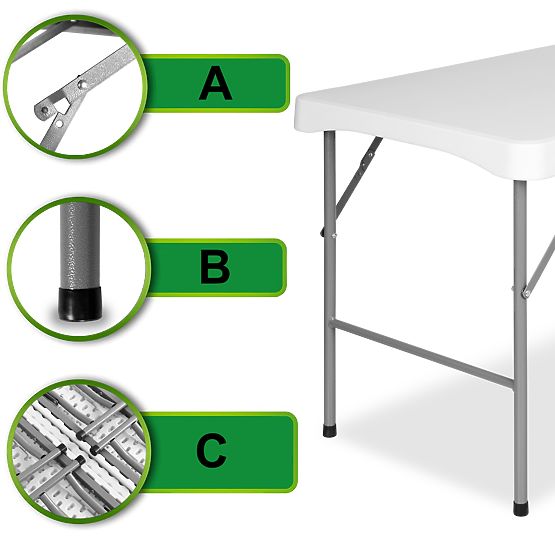 Vrtni catering set STANLEY stol + 2 klupe