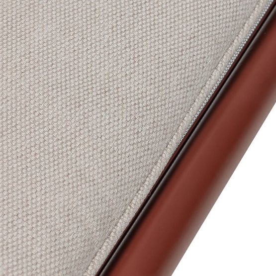 Vrtni ležaljka Amarello podesiva, aluminijska, svijetlo bež/bordo smeđa