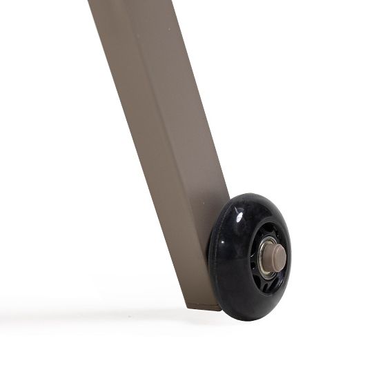 Vrtni ležaljka Sandy podesiva, svijetlosiva/bež