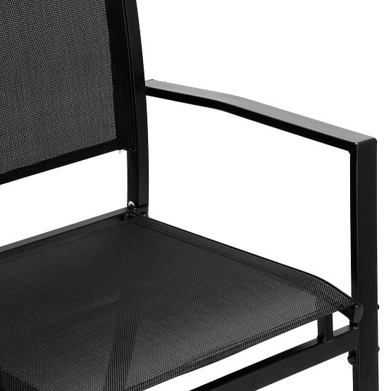 Vrtni namještaj set GRACIOSA BLACK