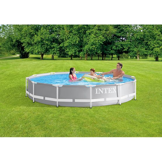 Vrtni okrugli bazen s okvirom 366 cm INTEX 26710