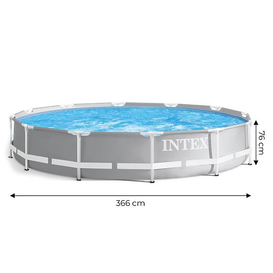 Vrtni okrugli bazen s okvirom 366 cm INTEX 26710