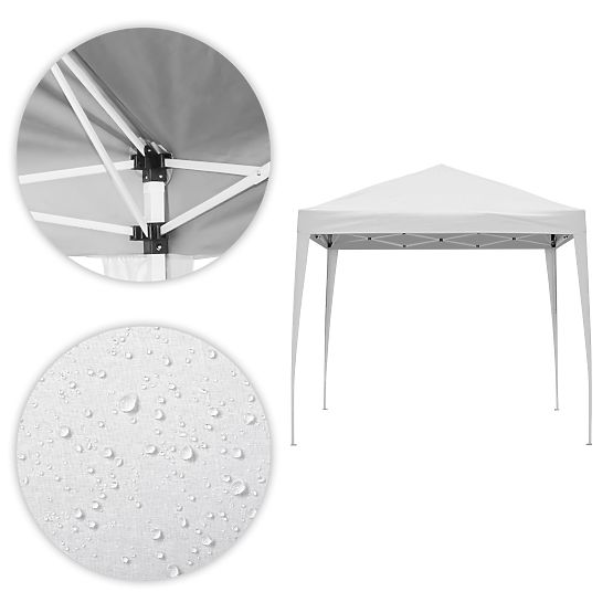 Vrtni paviljonski šator 3x3 m automatski sklopivi krov za vrt na terasu MultiGarden