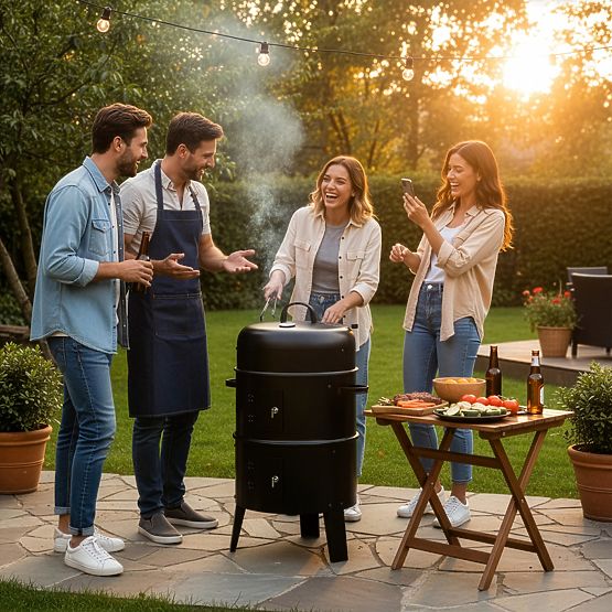 Vrtni pušnica roštilj peć FUMARO