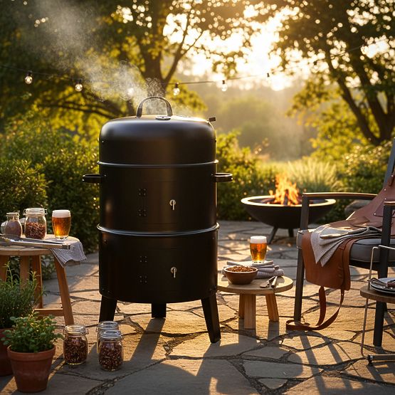 Vrtni pušnica roštilj peć FUMARO