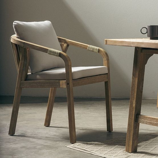 Vrtni set Castello, rasklopivi stol 200-295 cm + 10 stolica s pletenim naslonom, akacijevo drvo FSC