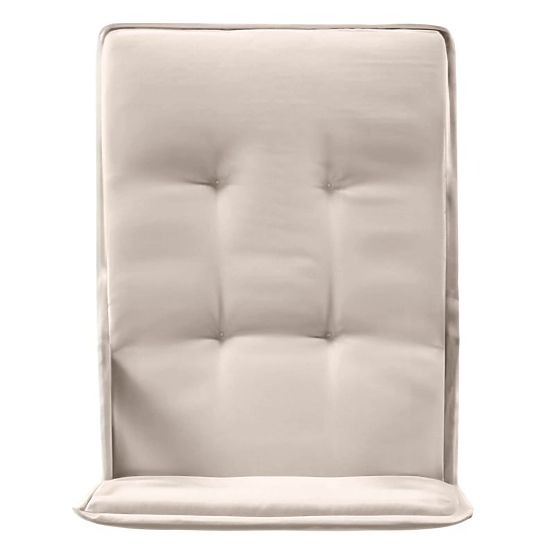 Vrtni set Familis stol 160 cm + 6 stolica s podesivim naslonima i svijetlosivim jastucima