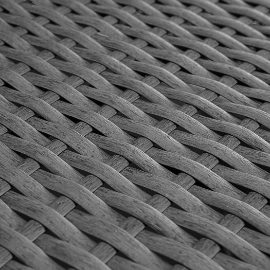 Vrtni set namještaja FLORENCJA siva sofa otomana