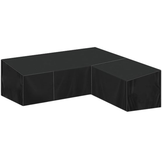 Vrtni set namještaja FLORENCJA siva sofa otomana