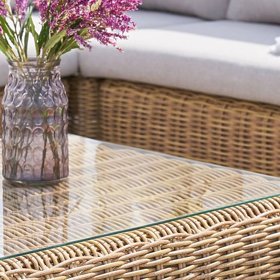 Vrtni set namještaja Sandy, tehnoratan, bež