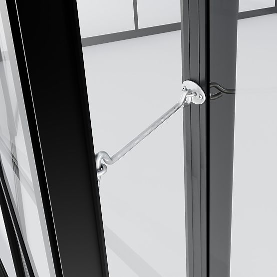 Vrtni staklenik ProGlass Classic Compact 7,7 m² s osnovom, kaljeno staklo 4 mm, aluminij