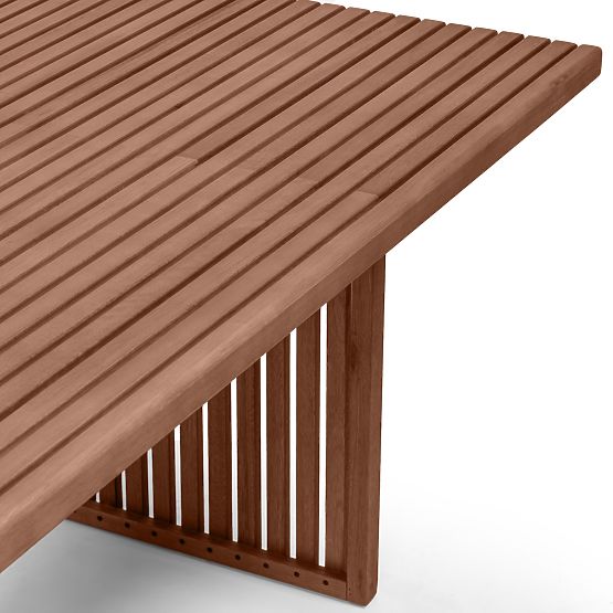 Vrtni stol Familis ll, 240 cm, eukaliptovo drvo FSC, tamno smeđi