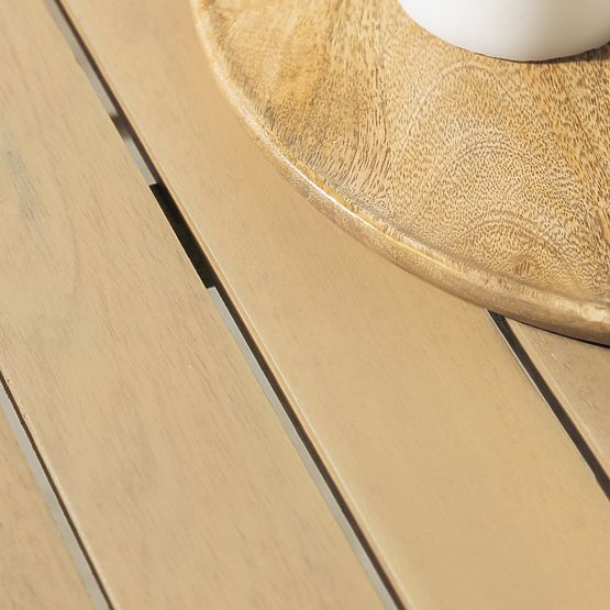 Vrtni stol Fioli okrugli 100 cm, akacijevo drvo FSC, bijeli