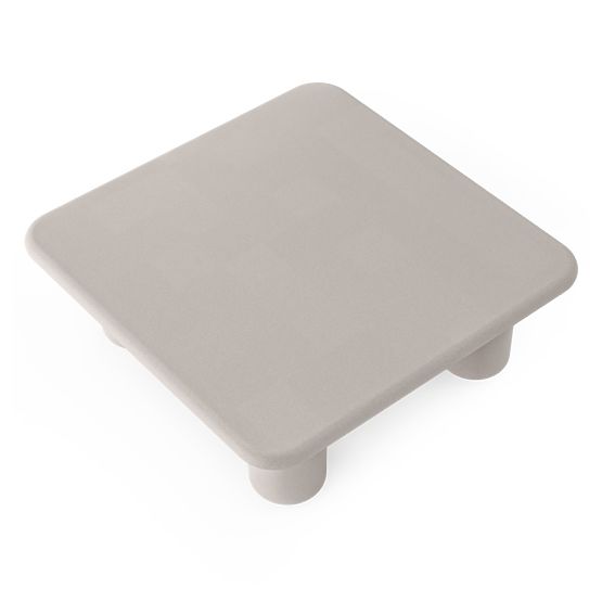 Vrtni stol Vibonis 100 cm, kvadratni, cementni, svijetlo bež