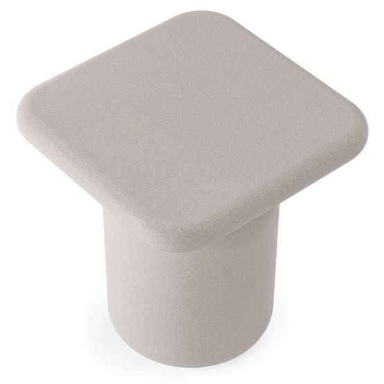 Vrtni stol Vibonis 42 cm, kvadratni, cementni, svijetlo bež