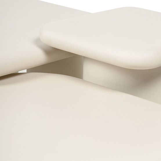 Vrtni stol Vibonis 70 cm, kvadratni, cementni, svijetlo bež