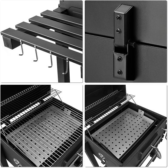 Vrtni ugljeni roštilj s poklopcem MEJOR