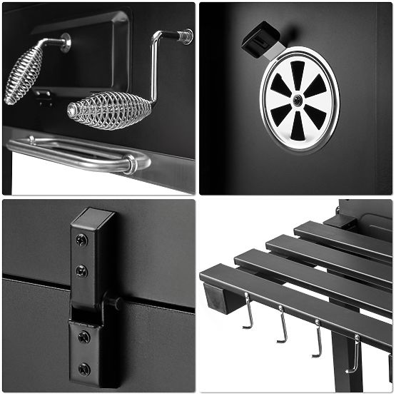 Vrtni ugljeni roštilj VULCAN s lijevanim rešetkom