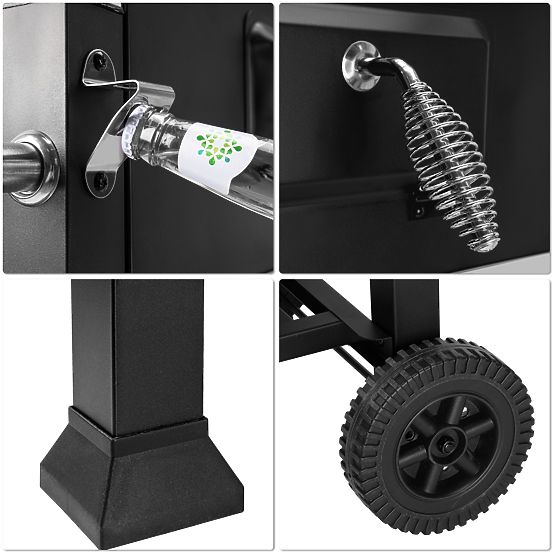 Vrtni ugljeni roštilj VULCAN s lijevanim rešetkom