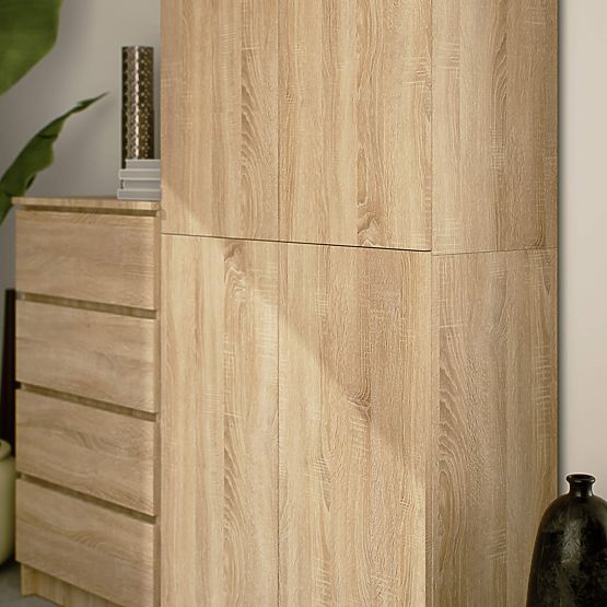 ZATVORENA POLICA R80 2D 8P CLP HRAST SONOMA